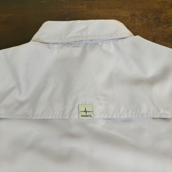 Habit Men's Small River Shirt Outdoor Solar Factor Short Sleeve breathable comfy - Picture 7 of 16